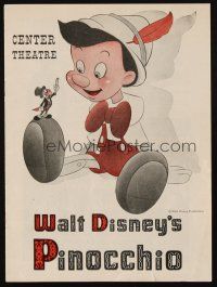 2m369 PINOCCHIO program '40 Disney classic cartoon about a wooden boy who wants to be real!