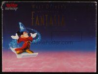 2m382 FANTASIA video promo brochure R91 Disney cartoon classic, Sorcerer's Apprentice Mickey Mouse!