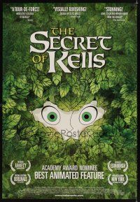 2m717 SECRET OF KELLS 1sh '09 cool cartoon nominated for the Best Animated Feature Academy Award!