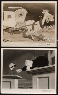 2m644 ADVENTURES OF ICHABOD & MISTER TOAD 3 8x10 stills '49 Disney cartoon version of Sleepy Hollow