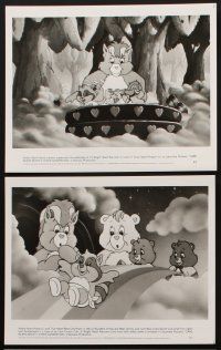 2m516 CARE BEARS 8 8x10 stills '80s great cartoon images from three of the movies!