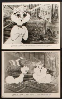 2m530 GAY PURR-EE 8 8x10 stills '62 great images of cartoon cats, animated musical!