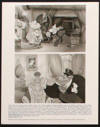 2m608 GREAT MOUSE DETECTIVE 5 8x10 stills '86 Disney crime-fighting Sherlock Holmes rodent cartoon!