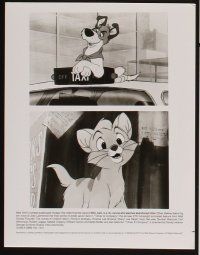 2m493 OLIVER & COMPANY 9 8x10 stills R96 Disney cartoon cats & dogs in New York City!