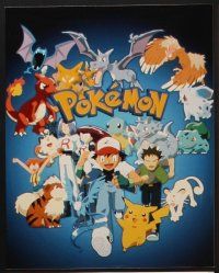 2m483 POKEMON 2000 14 8x10 stills + chirashi '00 Mew vs Mewtwo, Pikachu & Ash, cool anime cartoon!