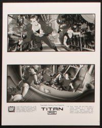 2m585 TITAN A.E. 7 8x10 stills '00 Don Bluth sci-fi cartoon, get ready for the human race!