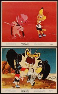 2m632 PINOCCHIO IN OUTER SPACE 4 color 8x10 stills '65 sci-fi cartoon images, new worlds of wonder!