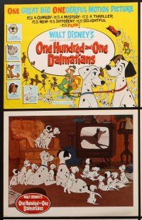 2m103 ONE HUNDRED & ONE DALMATIANS 8 LCs '61 most classic Walt Disney canine family cartoon!