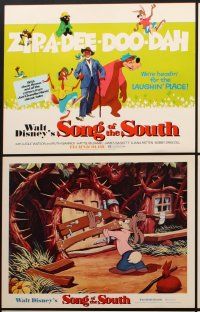 2m096 ARISTOCATS/SONG OF THE SOUTH 10 LCs '73 Disney cartoon musical double-bill!