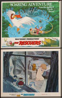 2m099 RESCUERS 9 LCs '77 Disney mouse mystery adventure cartoon from the depths of Devil's Bayou!