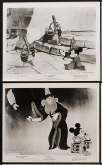 2m330 FANTASIA presskit w/ 10 stills R70 Mickey Mouse, Disney cartoon classic, psychedelic art!