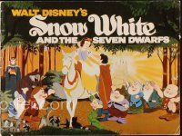 2m371 SNOW WHITE & THE SEVEN DWARFS English program book R72 Walt Disney cartoon fantasy classic!