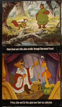 2m775 ROBIN HOOD set of 6 15x17 special posters '73 Disney cartoon version, cool scenes w/captions!