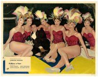 2p492 FOLLOW A STAR English LC '59 wacky Norman Wisdom between six sexy showgirls!