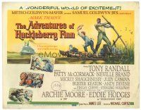 2p251 ADVENTURES OF HUCKLEBERRY FINN TC '60 art of Eddie Hodges & Archie Moore, Mark Twain!