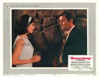2p286 BANNING LC #2 '67 sexy Anjanette Comer holding drink talks to Robert Wagner!