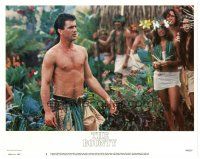 2p336 BOUNTY LC #2 '84 c/u of barechested Mel Gibson & island natives, Mutiny on the Bounty!