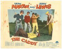 2p350 CADDY LC #7 '53 Dean Martin & golfers tee off from terrified Jerry Lewis' mouth!
