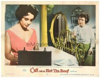 2p362 CAT ON A HOT TIN ROOF LC #8 '58 Judith Anderson gives Elizabeth Taylor marital advice!
