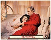2p380 CLEOPATRA roadshow LC '63 close up of Rex Harrison as Caesar & Elizabeth Taylor!