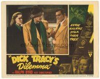 2p441 DICK TRACY'S DILEMMA LC #3 '47 Ian Keith as Vitamin between Ralph Byrd & Kay Christopher!