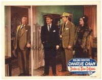 2p448 DOCKS OF NEW ORLEANS LC #8 '48 bad guys with gun wait for Roland Winters as Charlie Chan!