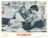 2p490 FLAREUP LC #4 '70 sexy Raquel Welch tells boyfriend James Stacy of her flight from killer!