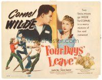 2p063 FOUR DAYS LEAVE TC '50 Swiss misses go Wilde for Cornel in a merry mixture of fun & romance!