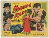 2p075 HAVANA ROSE TC '51 sexy Cuban Estelita Rodriguez, Bill Williams, Florence Bates!