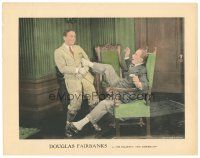 2p581 HIS MAJESTY THE AMERICAN LC '19 smiling Douglas Fairbanks Sr. has startled man in leg lock!