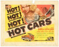 2p589 HOT CARS TC '56 John Bromfield, rollercoaster, sexy bad girl Joi Lansing, a red-hot racket!