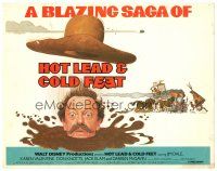 2p084 HOT LEAD & COLD FEET TC '78 Disney, wacky artwork of Don Knotts in mud from the neck down!