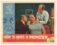 2p596 HOW TO MAKE A MONSTER LC #2 '58 Harris & Brinegar take care of Frankenstein Gary Conway!