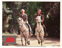 2p623 JAGGED EDGE LC #3 '85 great close up image of Glenn Close & Jeff Bridges on horses!