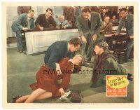 2p664 LEAVE HER TO HEAVEN LC '45 Vincent Price watches Cornel Wilde hold Jeanne Crain in courtroom!