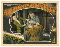 2p672 LIGHTS OF LONDON LC '23 old man tries to stop crazed guy from choking young boy!