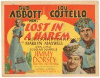 2p118 LOST IN A HAREM TC '44 Bud Abbott & Lou Costello in Arabia with sexy Marilyn Maxwell!