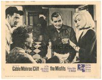 2p710 MISFITS LC #4 '61 Clark Gable, sexy Marilyn Monroe, Thelma Ritter, Eli Wallach, John Huston