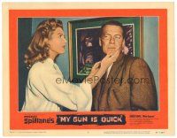 2p729 MY GUN IS QUICK LC #7 '57 Mickey Spillane, Whitney Blake tends to Robert Bray as Mike Hammer!