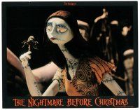 2p749 NIGHTMARE BEFORE CHRISTMAS LC '93 Tim Burton, Disney, great c/u of Sally holding dead flower!