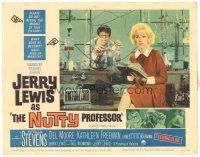 2p758 NUTTY PROFESSOR LC #7 '63 wacky Jerry Lewis in laboratory with pretty Stella Stevens!