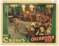 2p760 OKLAHOMA KID LC '39 cowboy James Cagney holds huge crowd at gunpoint in casino!