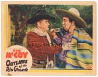 2p772 OUTLAWS OF THE RIO GRANDE LC '41 great close up of Tim McCoy & Mexican Felipe Turich!