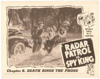 2p812 RADAR PATROL VS SPY KING chapter 8 LC '49 Republic serial, great c/u of guys fighting by car!