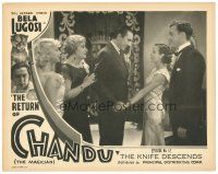 2p819 RETURN OF CHANDU chapter 12 LC '34 great close up of Bela Lugosi in suit charming Maria Alba!