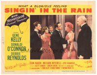 2p875 SINGIN' IN THE RAIN LC #3 '52 top cast members in confrontation climax at movie's end!