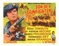 2p187 SON OF A GUNFIGHTER int'l TC '66 Russ Tamblyn as Johnny Ketchum, Kieron Moore, cool art!