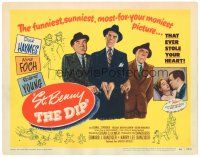 2p192 ST BENNY THE DIP TC '51 directed by Edgar Ulmer, Dick Haymes, Roland Young, Lionel Stander!