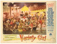 2p963 VARIETY GIRL LC #2 '47 group shot of all 36 of Paramount's best stars, with Ladd & Lancaster