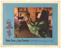 2p980 WHAT EVER HAPPENED TO BABY JANE? LC #6 '62 Robert Aldrich, c/u of Joan Crawford & birdcage!